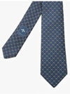 GG Rhombus Motif Silk Tie Blue - GUCCI - BALAAN 4