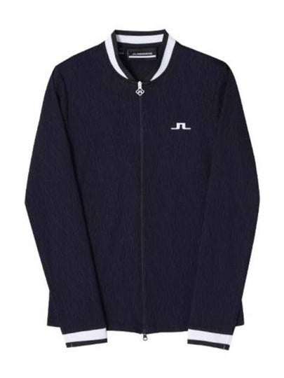 Women's Leonor Mid Layer Golf Zip-Up Jacket Navy - J.LINDEBERG - BALAAN 2