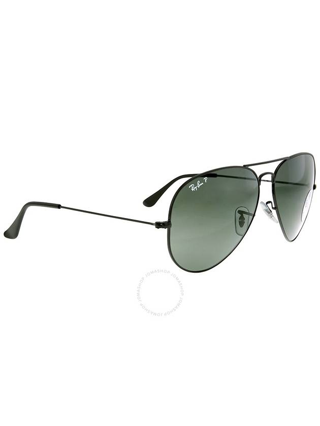 Ray Ban Aviator Classic Polarized Green Unisex Sunglasses RB3025 002/58 62 - RAY-BAN - BALAAN 3