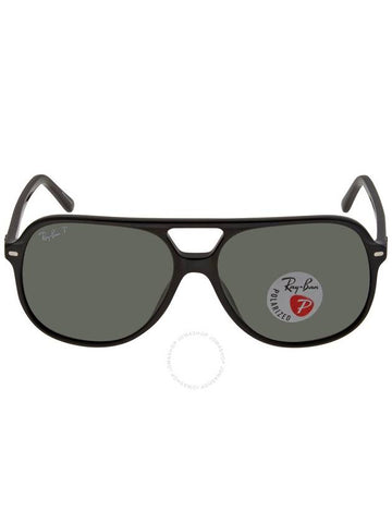 Ray Ban Bill Polarized Green Classic G-15 Square Unisex Sunglasses RB2198 901/58 56 - RAY-BAN - BALAAN 1