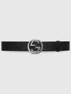 Interlocking G Large Belt Black - GUCCI - BALAAN 2