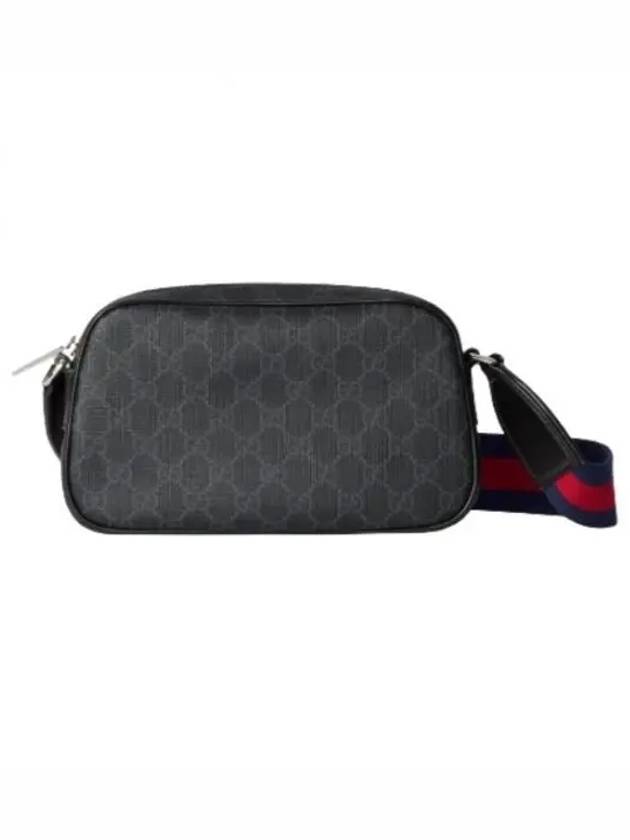 GG Supreme Fabric Leather Cross Bag Black - GUCCI - BALAAN 2