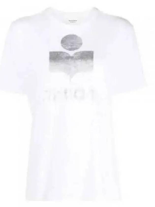 Short Sleeve T Shirt TS0001FA A1N10E 20WH White - ISABEL MARANT - BALAAN 1