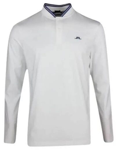 Tyson Golf Collar Long Sleeve T-Shirt White - J.LINDEBERG - BALAAN 2