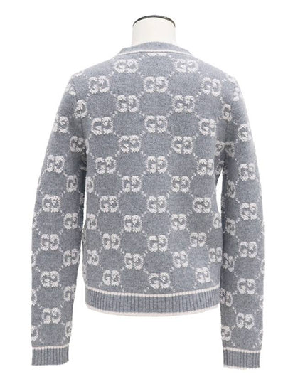 knitted gray cardigan - GUCCI - BALAAN 2