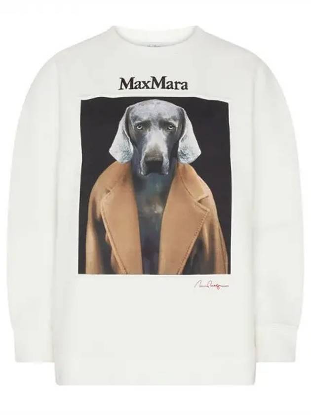 BACCO logo printing sweatshirt white 271233 1127172 - MAX MARA - BALAAN 1