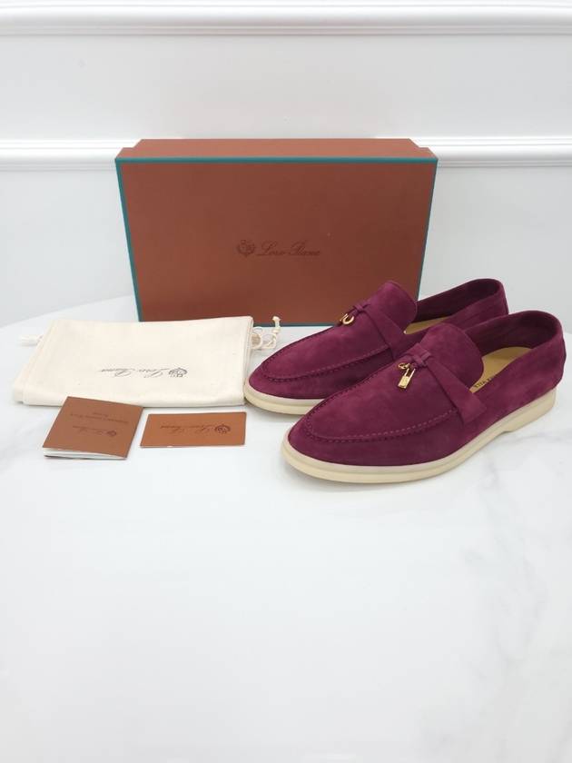 Summer Walk Burgundy Loafer 39 - LORO PIANA - BALAAN 6