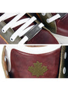 Dsquared SN423 V291 M078 Leather leather high top Wine - DSQUARED2 - BALAAN 7