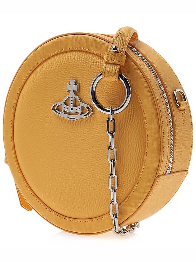 Ruby Round Saffiano Cross Bag Yellow - VIVIENNE WESTWOOD - BALAAN 3