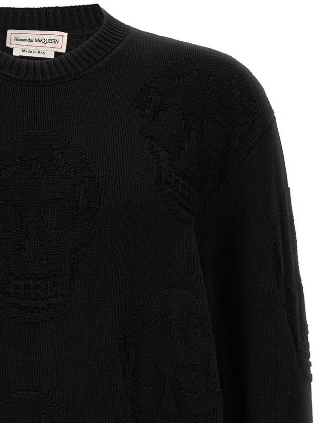 Skull Knit Cotton Jumper 775862Q1A711000 B0710986993 - ALEXANDER MCQUEEN - BALAAN 4