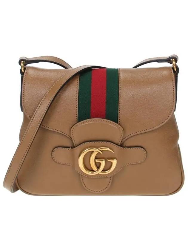 Double G Web Small Shoulder Bag Brown - GUCCI - BALAAN 2