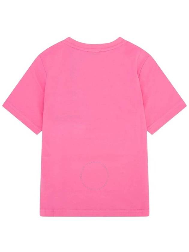 Burberry Girls Bubblegum Pink Logo Printed Crewneck T-Shirt, Size 3 - BURBERRY - BALAAN 2