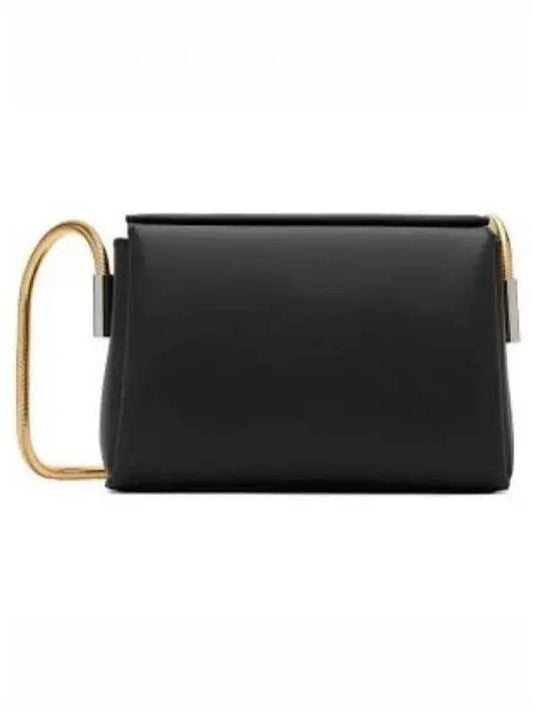 Toggle Small Leather Shoulder Bag Black - MARNI - BALAAN 2