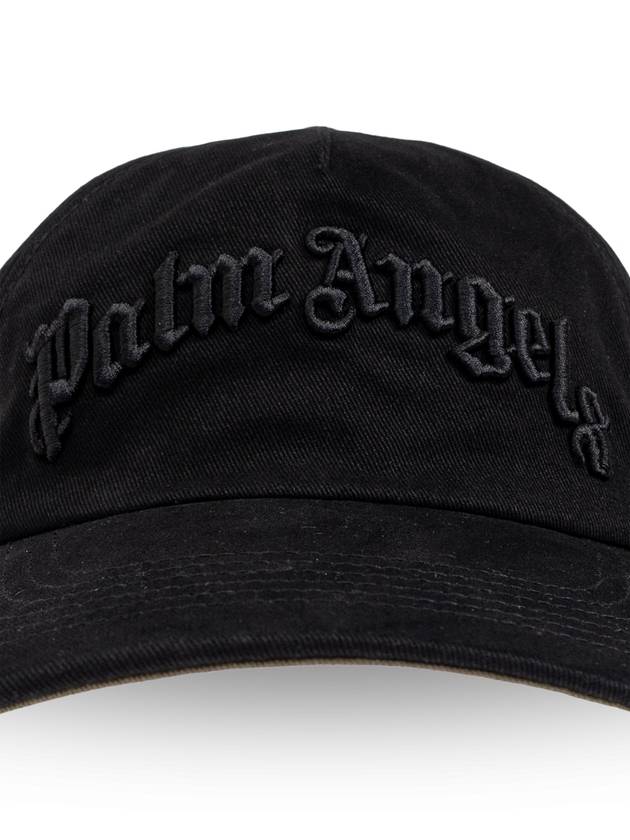 Palm Angels Baseball Cap, Women's, Black - PALM ANGELS - BALAAN 4