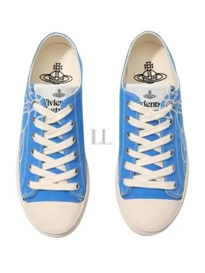 ORB Logo Low Top Sneakers Blue - VIVIENNE WESTWOOD - BALAAN 2