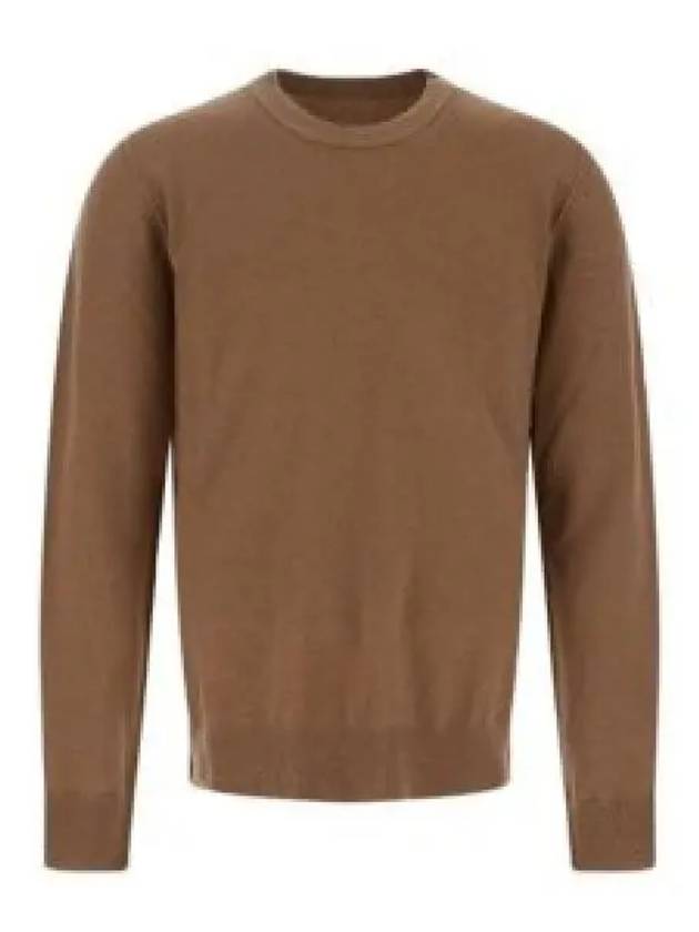 Crew Neck Cashmere Knit Top Brown - MAISON MARGIELA - BALAAN 2