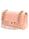 Classic Lambskin Medium Shoulder Bag Peach - CHANEL - BALAAN 3