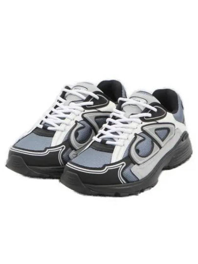 B30 Mesh Technical Fabric Low-Top Sneakers Blue Gray Black - DIOR - BALAAN 2