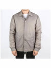 Woven Padded Snapfront Shirt Jacket Dust - RICK OWENS - BALAAN 3