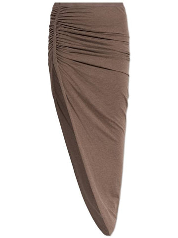 Rick Owens Skirt Edfu, Women's, Brown - RICK OWENS - BALAAN 1