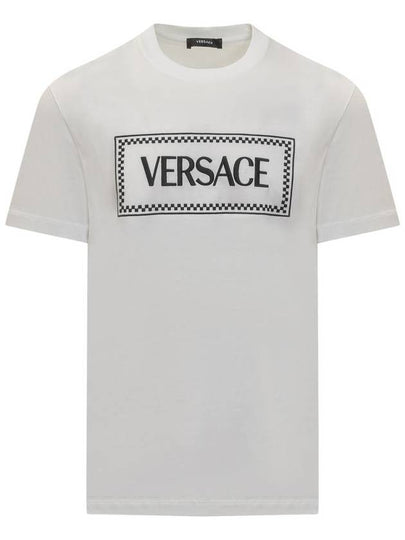 short sleeve t-shirt 10116941A085841W000 Opticalwhite - VERSACE - BALAAN 2