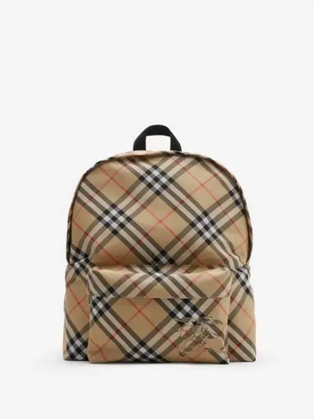 Nova Check Backpack Beige - BURBERRY - BALAAN 2