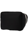 Rive Gauche Canvas Sling Cross Bag Black - SAINT LAURENT - BALAAN 7