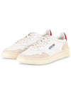 Medalist Cregg Low Top Sneakers White Red - AUTRY - BALAAN 4