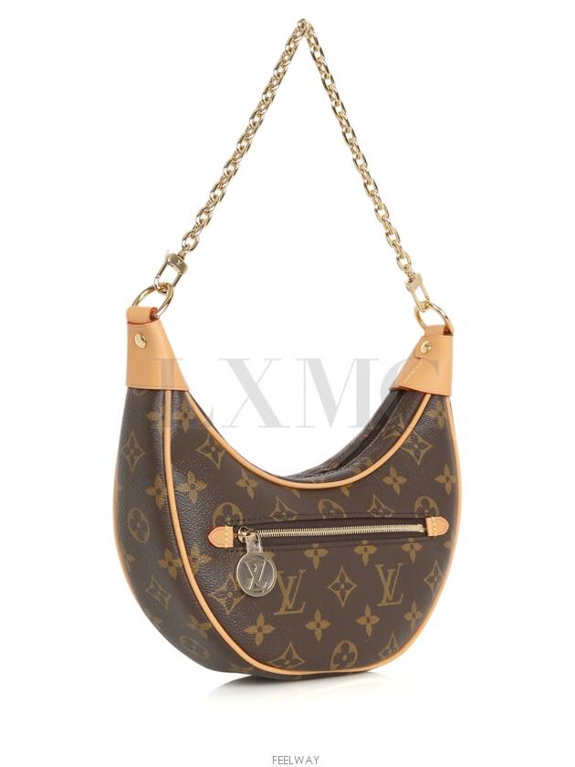 Monogram Loop Chain Cross Bag Half Moon M81098 - LOUIS VUITTON - BALAAN 2