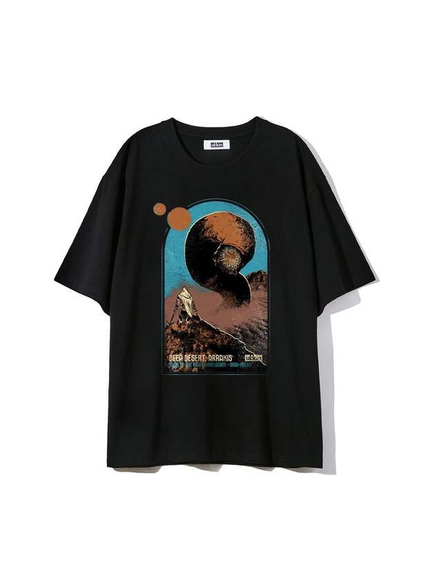 Deep Desert Arrakis Short Sleeve T-Shirt Black - ULKIN - BALAAN 2