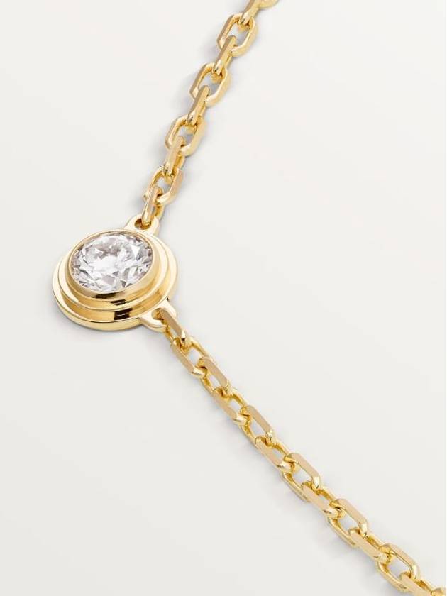 D'amour Necklace Small Model Yellow Gold Diamond - CARTIER - BALAAN 9