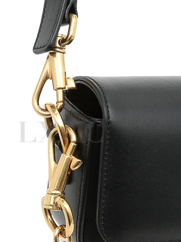 Black Gold T Timeless Chain Mini Tracollina Cross Bag Flap - TOD'S - BALAAN 8