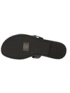 Miller Soft Leather Flip Flops Perfect Black - TORY BURCH - BALAAN 6