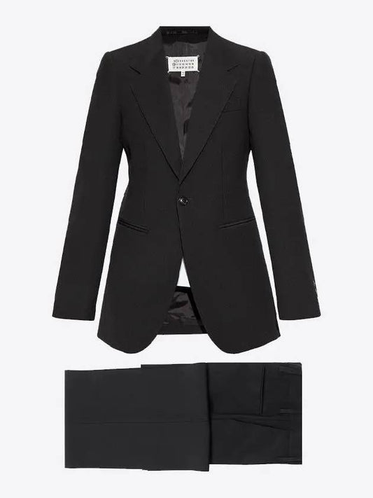 Men's Tailor Suit Black - MAISON MARGIELA - BALAAN.