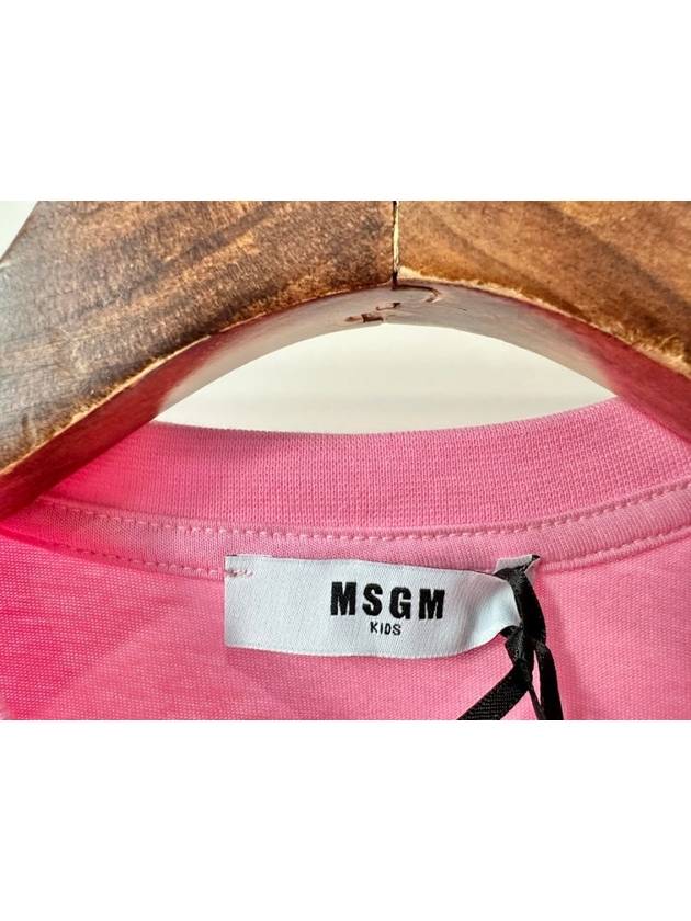 Kids T Shirt F4MSJUTH290 Pink 6 14A - MSGM - BALAAN 3