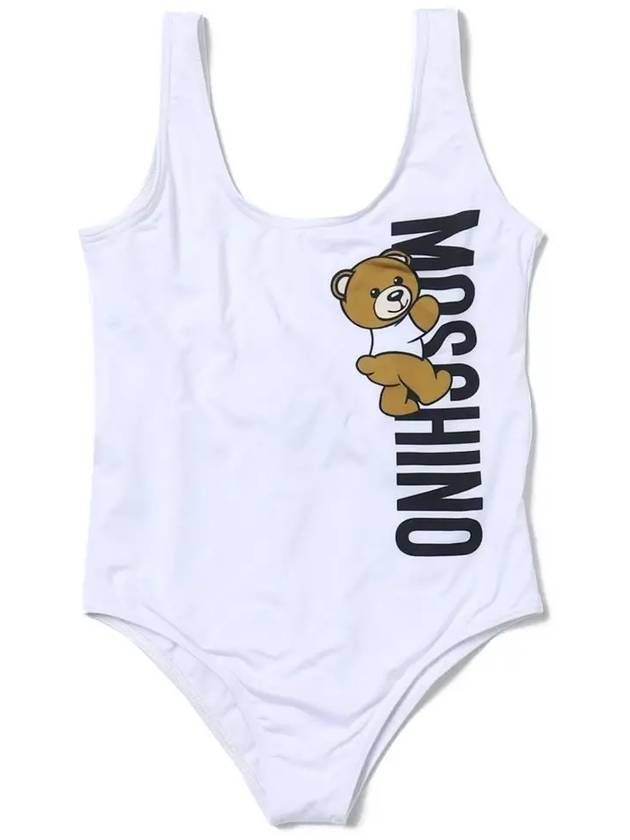 Kids Bear Printing Swimsuit HKL00B LKA00 10101 - MOSCHINO - BALAAN 1