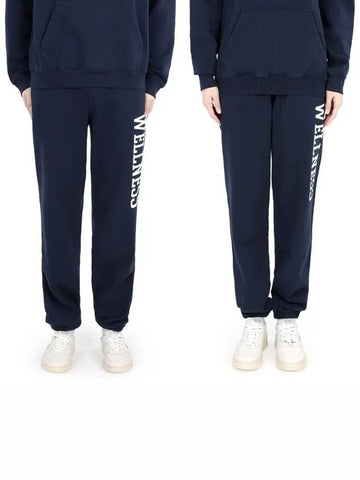 Wellness Ivy Jogger Pants Navy SWAW2336 - SPORTY & RICH - BALAAN 1