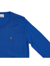 ORB Embroid Logo Knit Top Blue - VIVIENNE WESTWOOD - BALAAN 5