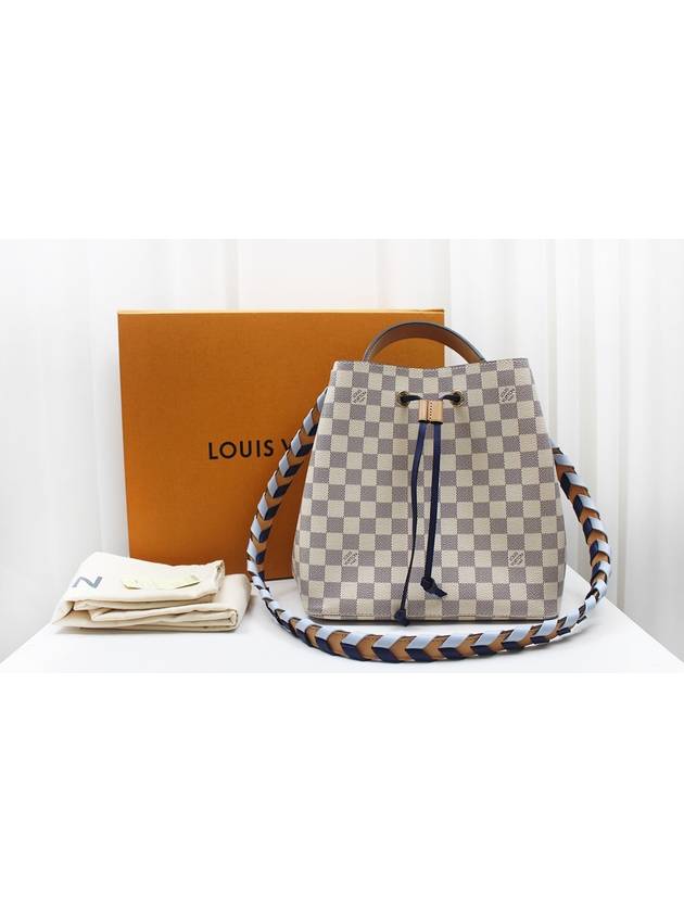 Damier Azur Neonoe Bucket Shoulder Bag N50042 - LOUIS VUITTON - BALAAN 2