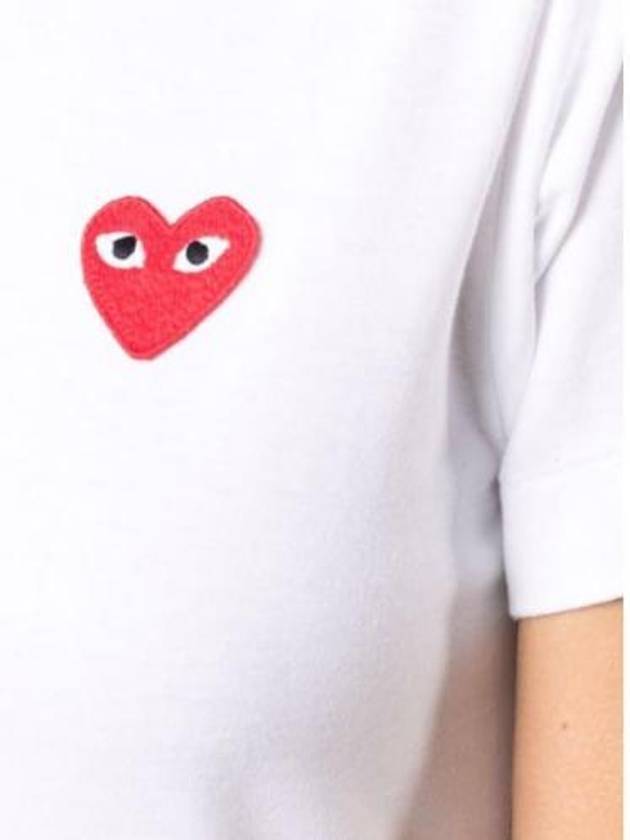 Short Sleeve T Shirt P1T107 White - COMME DES GARCONS - BALAAN 5