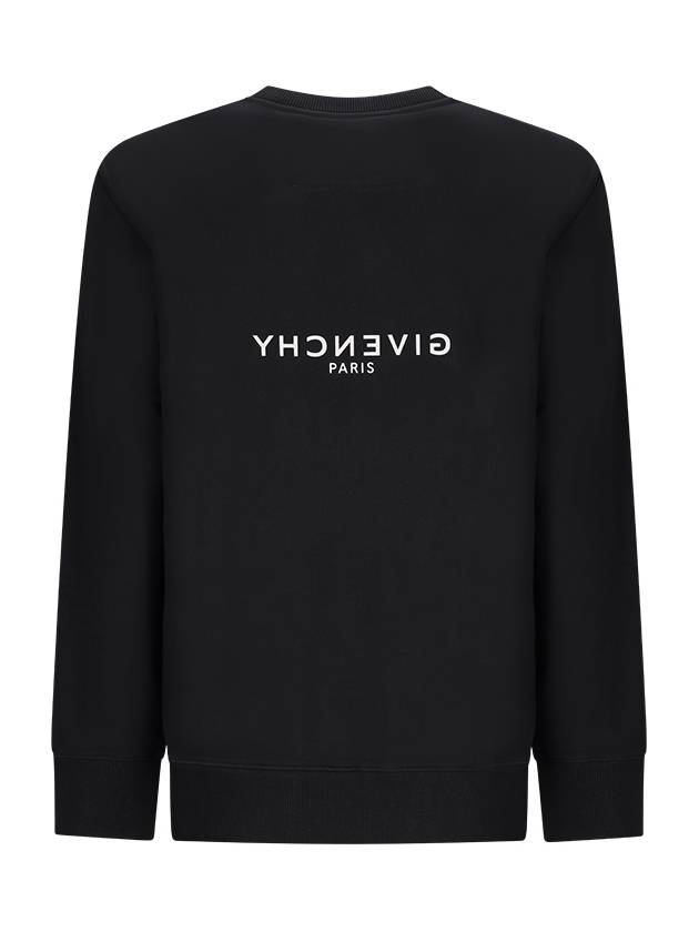 logo print slim fit sweatshirt black - GIVENCHY - BALAAN 3