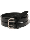 BL007 Double men s and women leather belt 18mm 3 colors - LE MASQUE - BALAAN 3