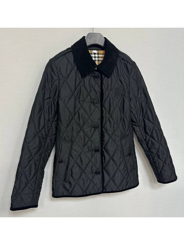 Monogram motif diamond quilted jacket 55 - BURBERRY - BALAAN 3