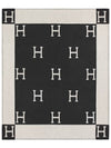 Avalon Throw Blanket Ecru Gri Ponce - HERMES - BALAAN 1