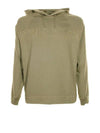 Men's Garment Dyed OLD Treatment Cotton Hoodie Green - STONE ISLAND - BALAAN 2