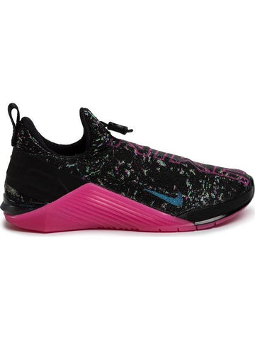 React Metcon AMP Low Top Sneakers Black Rush Pink - NIKE - BALAAN 1