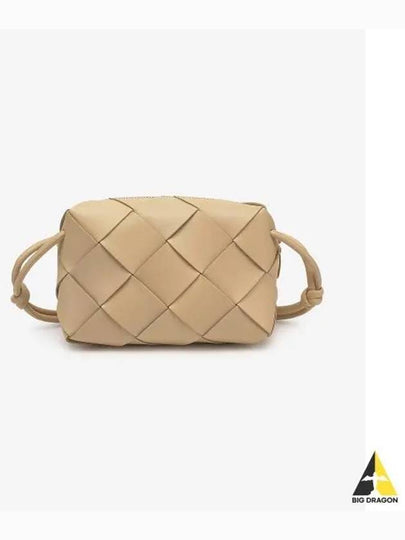 Cassette Intrecciato Small Cross Bag Beige - BOTTEGA VENETA - BALAAN 2