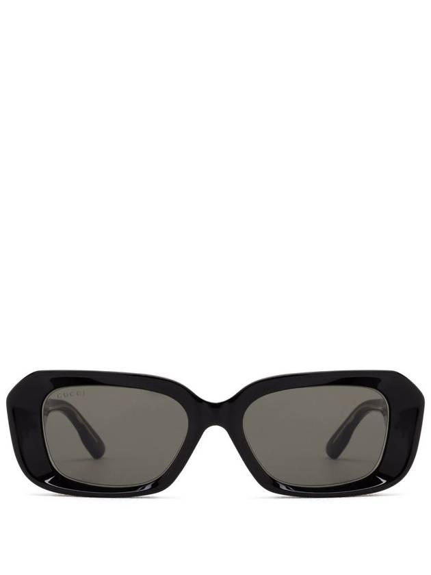 Eyewear Horn Frame Sunglasses Black - GUCCI - BALAAN 2