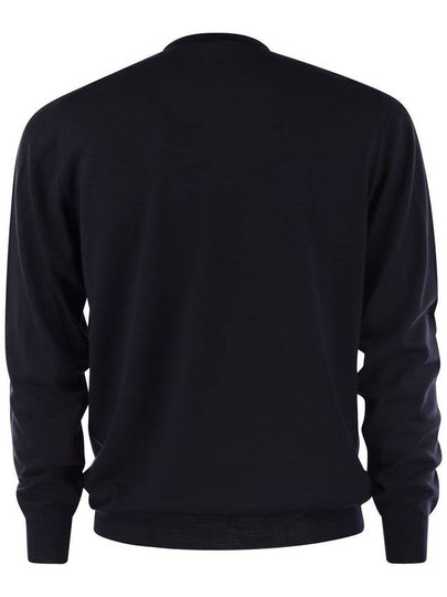 Crew-neck sweater in virgin wool - FEDELI - BALAAN 2