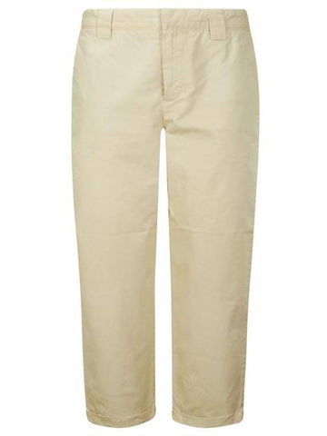 Straight Pants GMP01190P001483 15103 ECRU - GOLDEN GOOSE - BALAAN 1